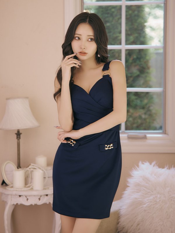 画像23: sugarオリジナルカラー・XSサイズあり【IRMA/イルマ】バックル/ サイドシアー/ ノースリーブ/ ワンカラー/ タイト/ ミニドレス/ キャバドレス【HC02】 (23)