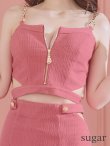 画像10: 再入荷！【IRMA/イルマ】フロントジップ/ バックル/ カットアウト/ ワンカラー/ キャミソール/ タイト/ セットアップ/ ミニドレス/ キャバドレス[OF2A] (10)