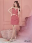 画像7: 再入荷！【IRMA/イルマ】フロントジップ/ バックル/ カットアウト/ ワンカラー/ キャミソール/ タイト/ セットアップ/ ミニドレス/ キャバドレス[OF2A] (7)