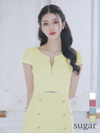 IRMA/イルマ Sugar キャバドレス タイトミニドレス 31385 黄色 オリジナルカラー・XSサイズあり【IRMA/イルマ】ゴールド