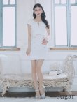 画像29: sugarオリジナルカラー・XSサイズあり【IRMA/イルマ】フロントジップ/ ワンカラー/ 半袖/ 袖あり/ ボタン/ カットアウト/ タイト/ ミニドレス/ キャバドレス[OF2A] (29)