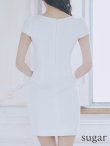 画像31: sugarオリジナルカラー・XSサイズあり【IRMA/イルマ】フロントジップ/ ワンカラー/ 半袖/ 袖あり/ ボタン/ カットアウト/ タイト/ ミニドレス/ キャバドレス[OF2A] (31)