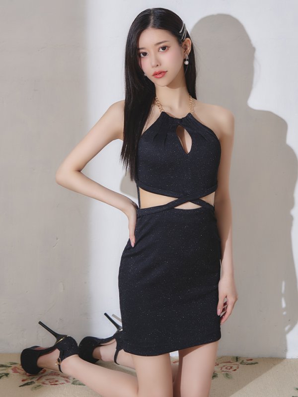 ブラック モデル:ゆりお 身長:165cm:Sサイズ