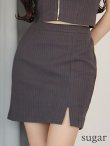 グレー　モデル：まおちゃる　身長：158cm　着用サイズ：Sサイズ