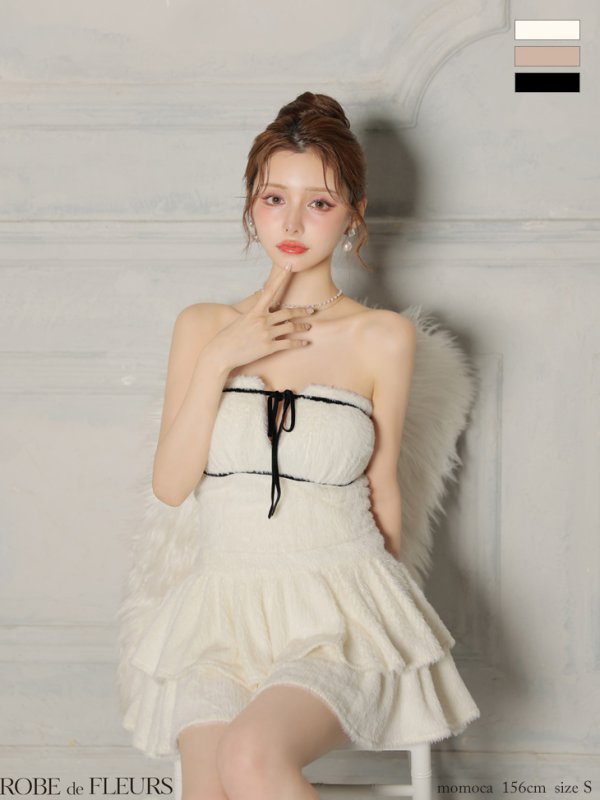 アイボリー　モデル：ももか　身長：156cm　着用サイズ：Sサイズ