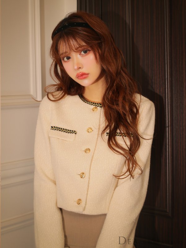 アイボリーxベージュ モデル：まりん　身長：164cm　着用サイズ：Sサイズ