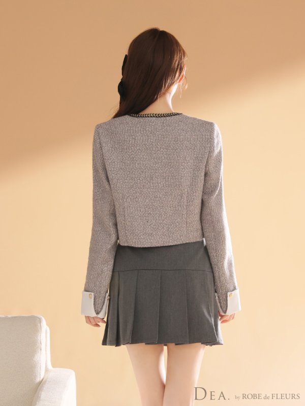 グレー モデル：ももか　身長：156cm　着用サイズ：Sサイズ