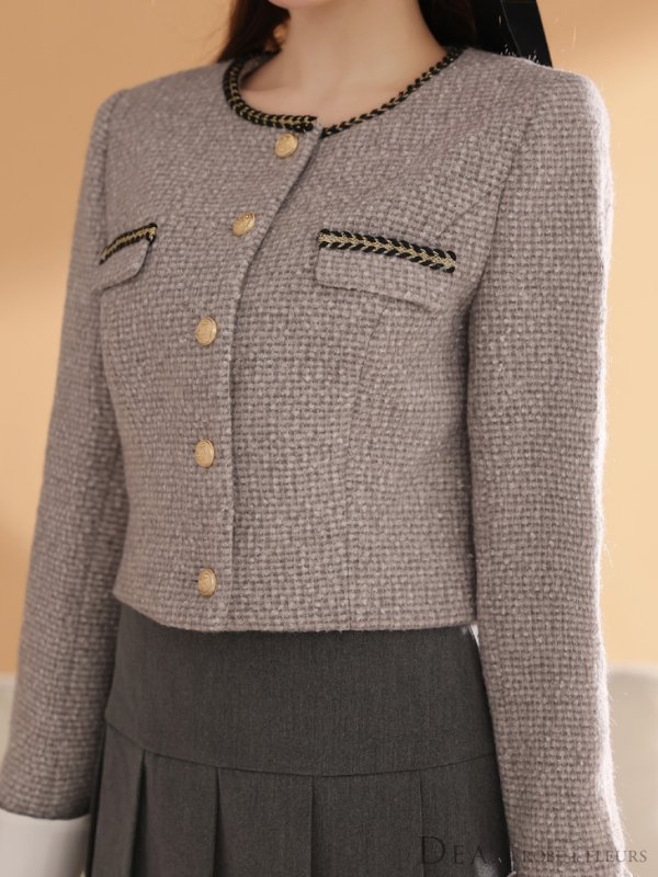 グレー モデル：ももか　身長：156cm　着用サイズ：Sサイズ