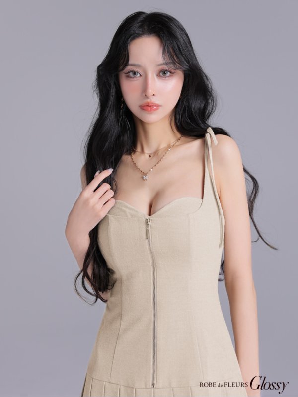 アイボリー　モデル：まおちゃる　身長：158cm　着用サイズ：Sサイズ