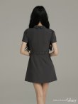 グレー モデル：まおちゃる　身長：158cm　着用サイズ：Sサイズ