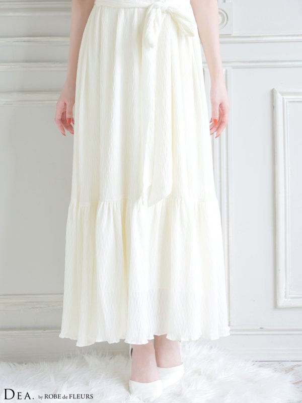 アイボリー　モデル：羽澄まり　身長：166cm　着用サイズ：Sサイズ