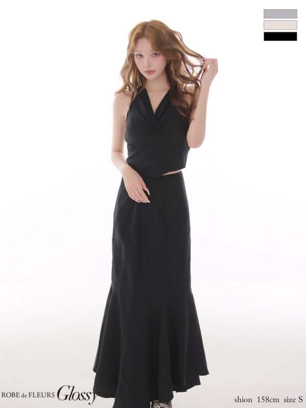 ブラック　モデル：ゆめ　身長：160cm　着用サイズ：Sサイズ