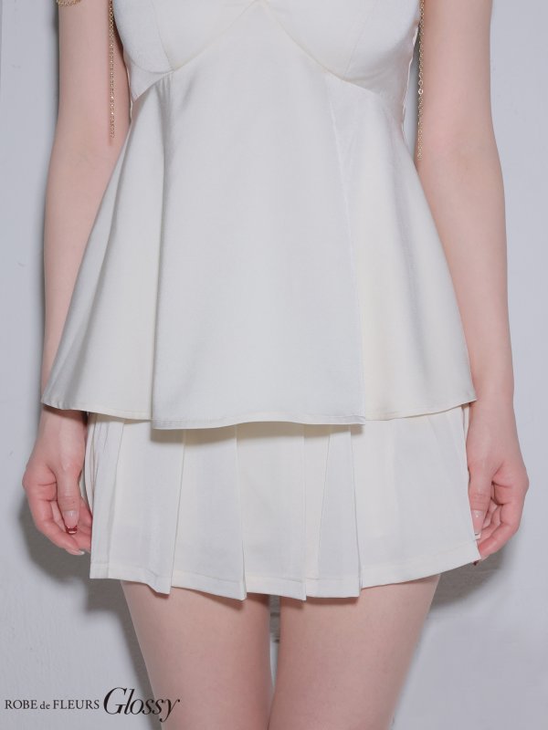 アイボリーxアイボリー　モデル：ゆめ　身長：160cm　着用サイズ：Sサイズ