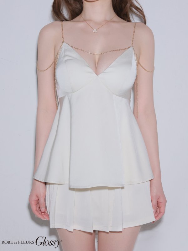 アイボリーxアイボリー　モデル：ゆめ　身長：160cm　着用サイズ：Sサイズ