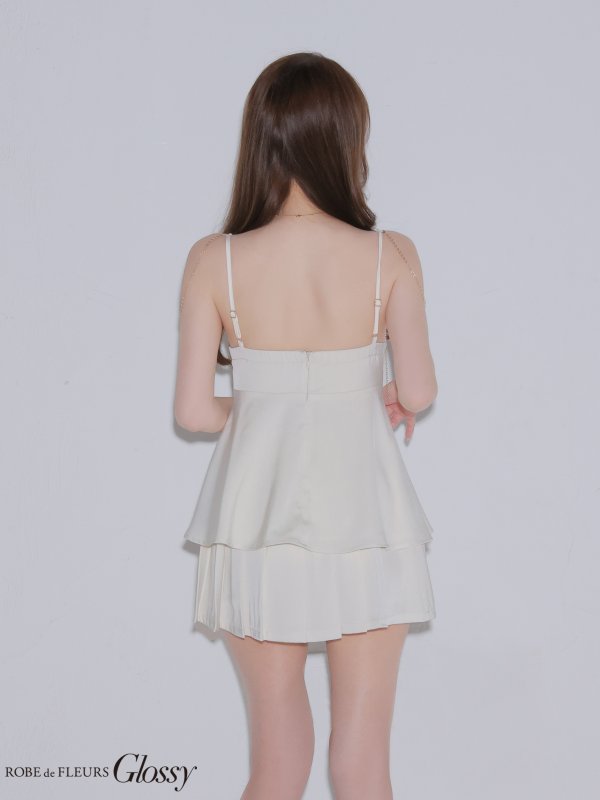 アイボリーxアイボリー　モデル：ゆめ　身長：160cm　着用サイズ：Sサイズ