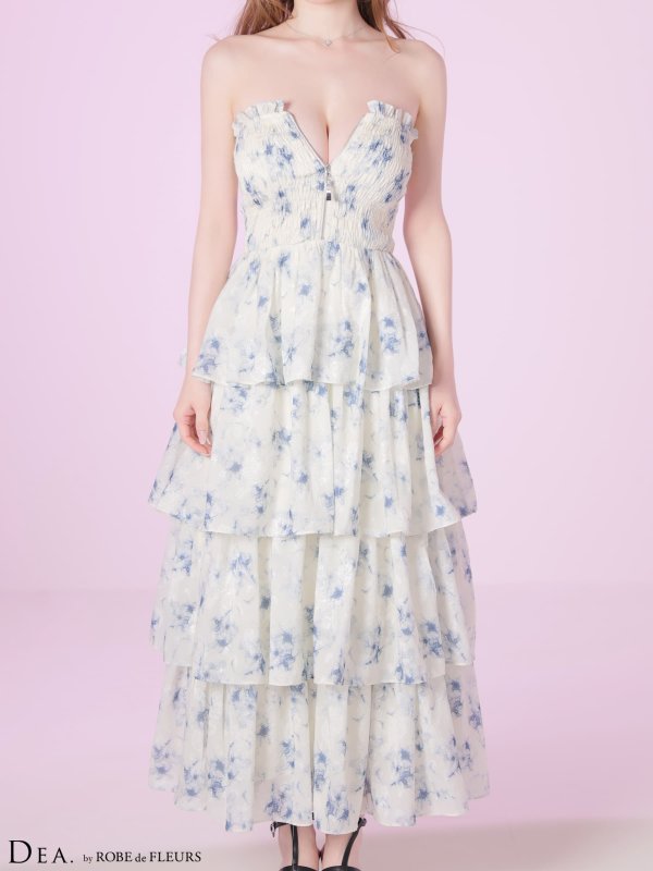 ブルー　モデル：ゆめ　身長：160cm　着用サイズ：Sサイズ