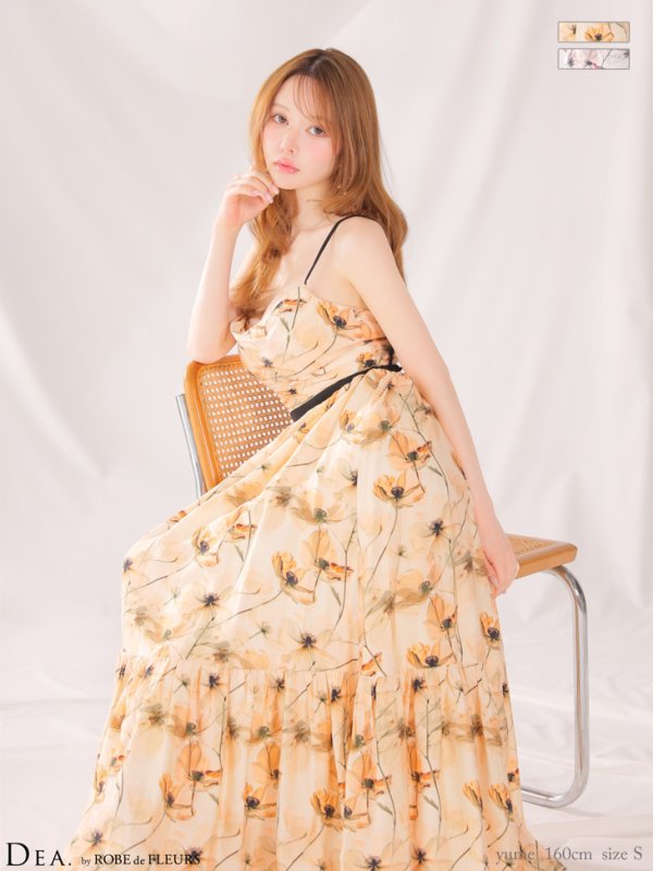 オレンジ　モデル：ゆめ　身長：160cm　着用サイズ：Sサイズ