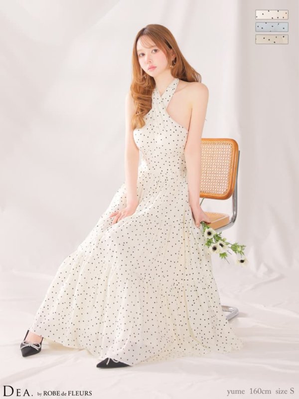 アイボリー モデル：ゆめ　身長：160cm　着用サイズ：Sサイズ