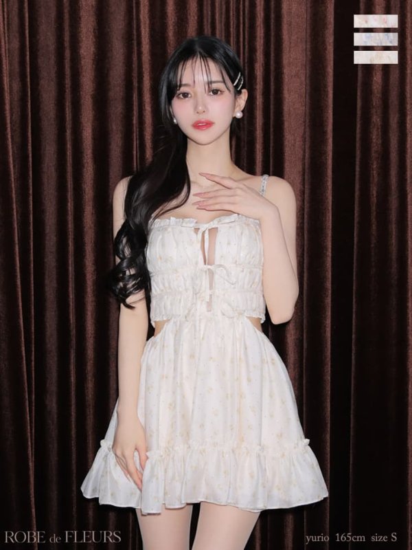 イエロー　モデル：ゆりお　身長：165cm　着用サイズ：Sサイズ