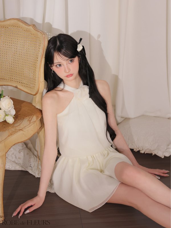 アイボリー　モデル：みみ　身長：162cm　着用サイズ：Sサイズ