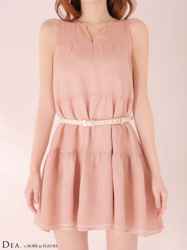 ピンク　モデル：まりん　身長：164cm　着用サイズ：Sサイズ