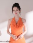オレンジ　モデル：ゆりお　身長：165cm　着用サイズ：Sサイズ