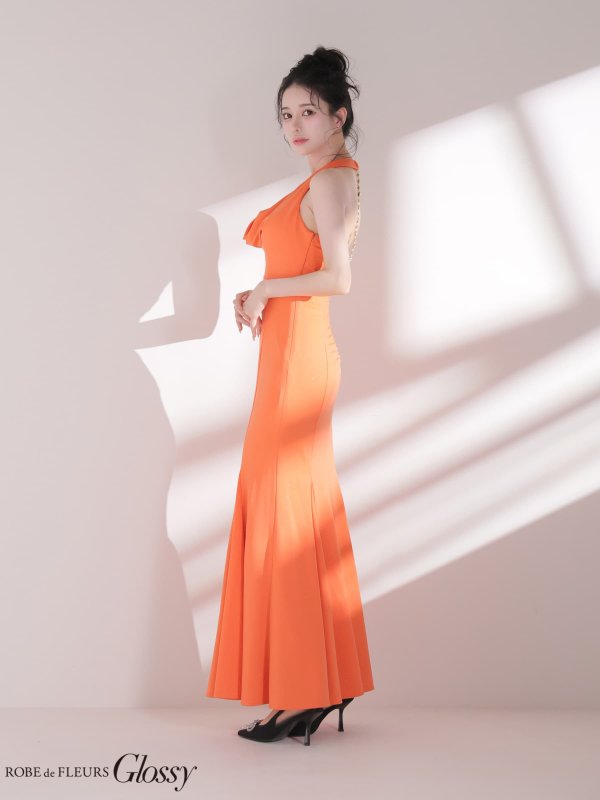 オレンジ　モデル：ゆりお　身長：165cm　着用サイズ：Sサイズ