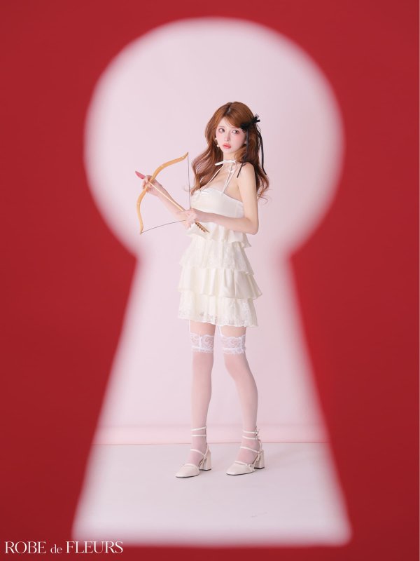 アイボリー　モデル：まりん　身長：164cm　着用サイズ：Sサイズ