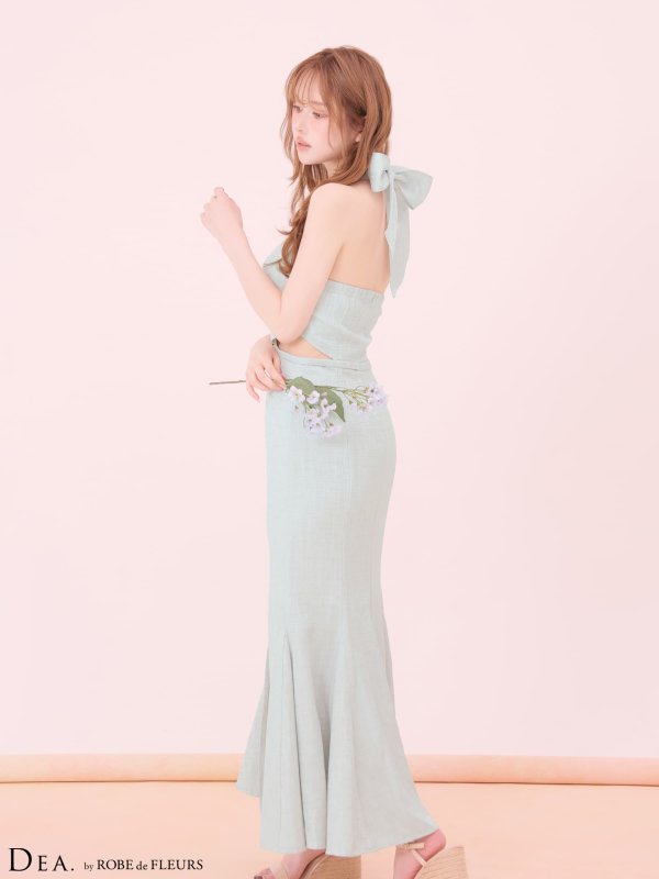 ブルー　モデル：ゆめ　身長：160cm　着用サイズ：Sサイズ