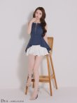 ブルー　モデル：ももか　身長：156cm　着用サイズ：Sサイズ