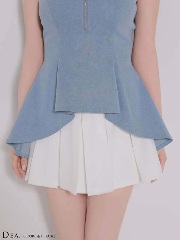 アイスブルー　モデル：ももか　身長：156cm　着用サイズ：Sサイズ