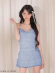 ブルー　モデル：みみ　身長：162cm　着用サイズ：Sサイズ