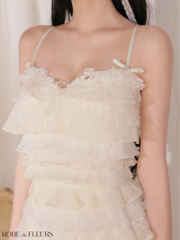 アイボリー　モデル：みみ　身長：162cm　着用サイズ：Sサイズ