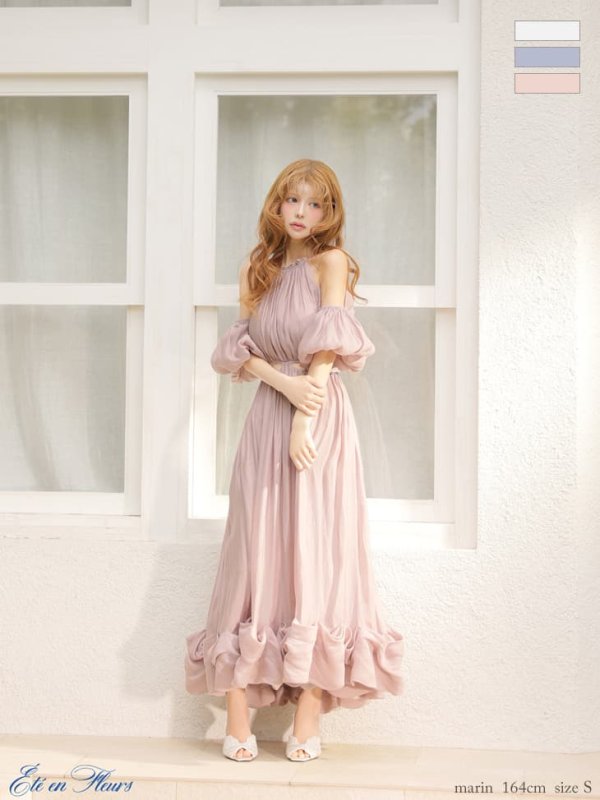 ピンク　モデル：まりん　身長：164cm　着用サイズ：Sサイズ