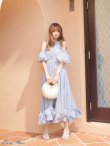ブルー　モデル：いおり　身長：161cm　着用サイズ：Sサイズ