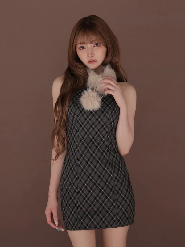 グレー　モデル：まみ　身長：161cm　着用サイズ：Sサイズ