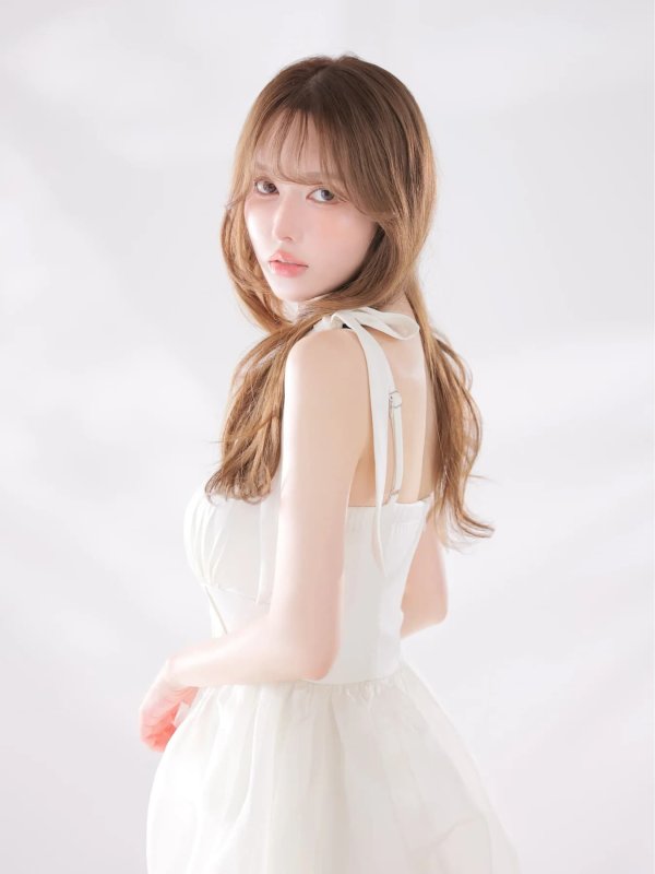 アイボリー　モデル：ゆめ　身長：160cm　着用サイズ：Sサイズ