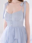 ブルー　モデル：ゆめ　身長：160cm　着用サイズ：Sサイズ