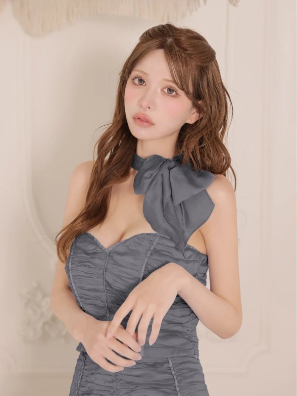 グレー モデル：まりん　身長：164cm　着用サイズ：Sサイズ