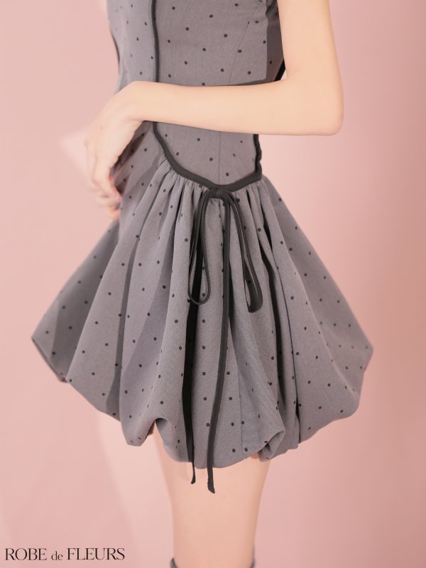 グレー　モデル：まりん　身長：164cm　着用サイズ：Sサイズ