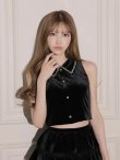 ブラック　モデル：まみ　身長：161cm　着用サイズ：Sサイズ