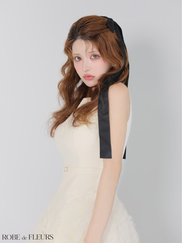 アイボリー　モデル：まりん　身長：164cm　着用サイズ：Sサイズ