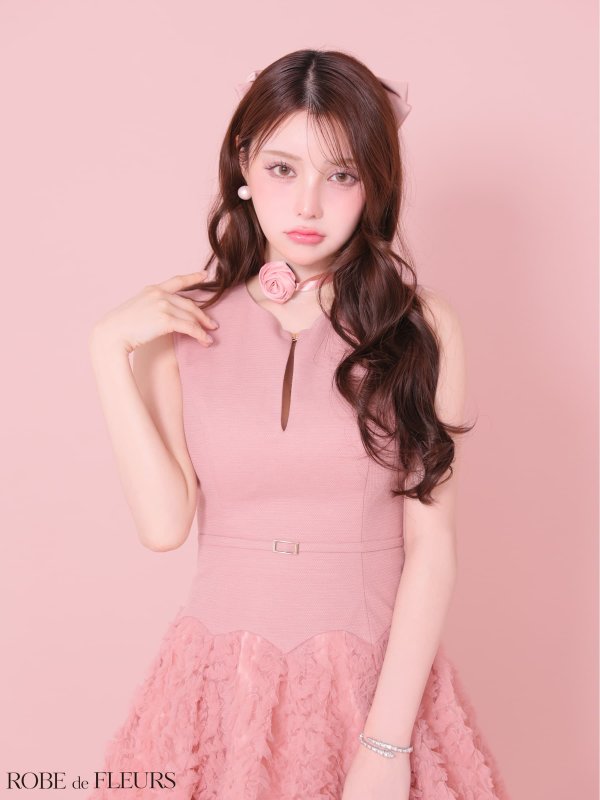 ピンク　モデル：ももか　身長：156cm　着用サイズ：Sサイズ