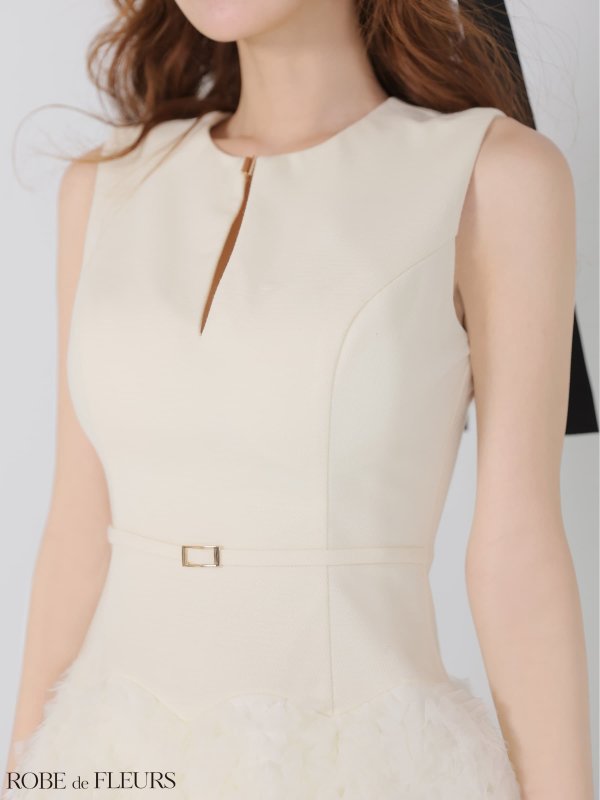 アイボリー　モデル：まりん　身長：164cm　着用サイズ：Sサイズ