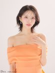 オレンジ　モデル：りの　身長：157cm　着用サイズ：Sサイズ