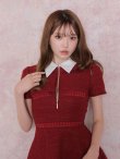 レッド　モデル：いおり　身長：161cm　着用サイズ：Sサイズ