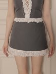 グレー　モデル：まみ　身長：161cm　着用サイズ：Sサイズ