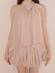 ピンクベージュ　モデル：いおり　身長：161cm　着用サイズ：Sサイズ