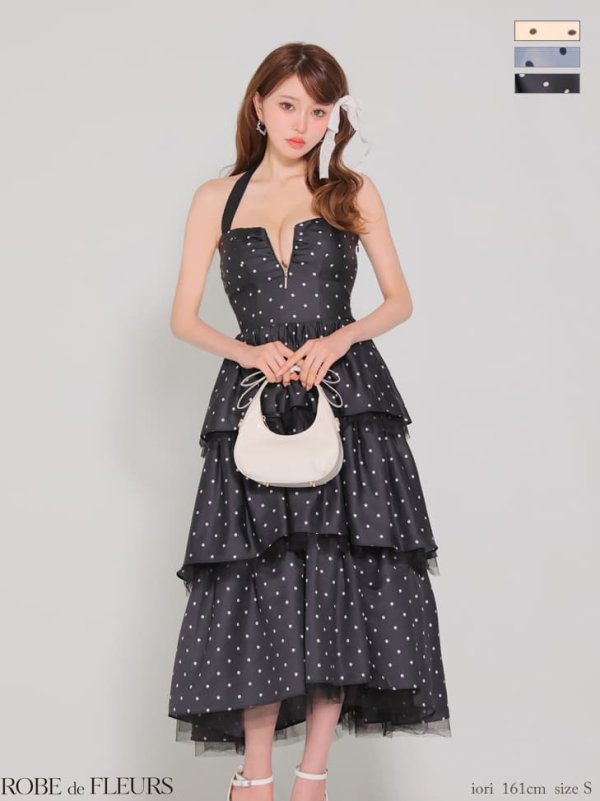 ブラック　モデル：いおり　身長：161cm　着用サイズ：Sサイズ