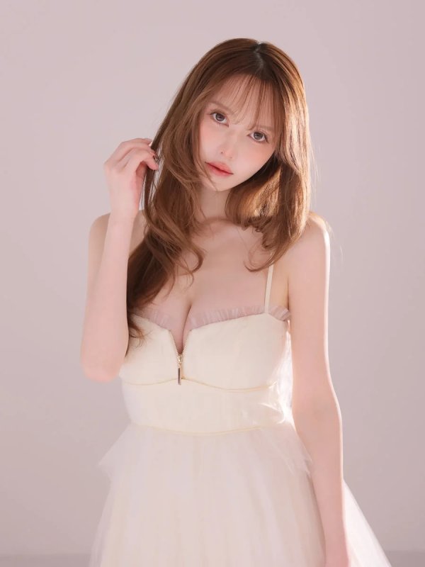 アイボリー　モデル：ゆめ　身長：160cm　着用サイズ：Sサイズ
